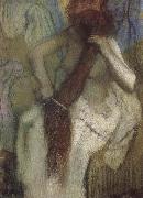 Edgar Degas The woman doing up her hair Sweden oil painting artist